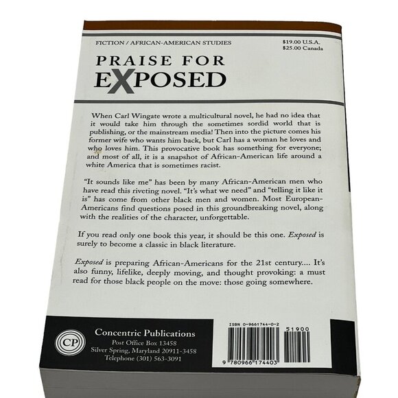 SIGNED Exposed An African American Novel of Ideas Maurice Glenn 1998 - Picture 2 of 5